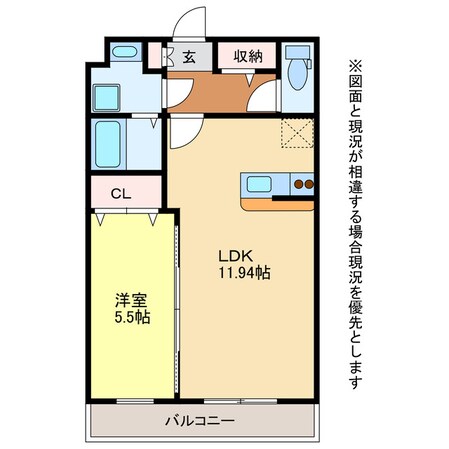 グランソレイユの物件間取画像